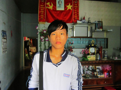 Nghị lực của cậu học trò côi cút