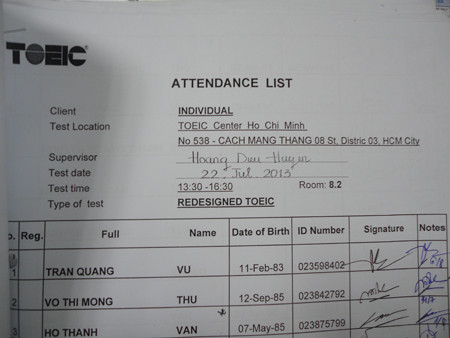 ĐH Luật TP.HCM: 3 trường hợp sử dụng bằng TOEIC giả