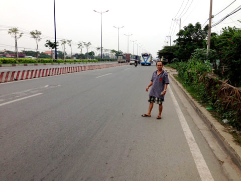 Hiện trường nơi xảy ra vụ cướp