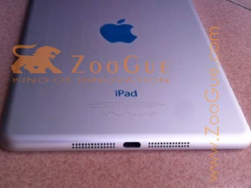 iPad mini sẽ không có camera sau