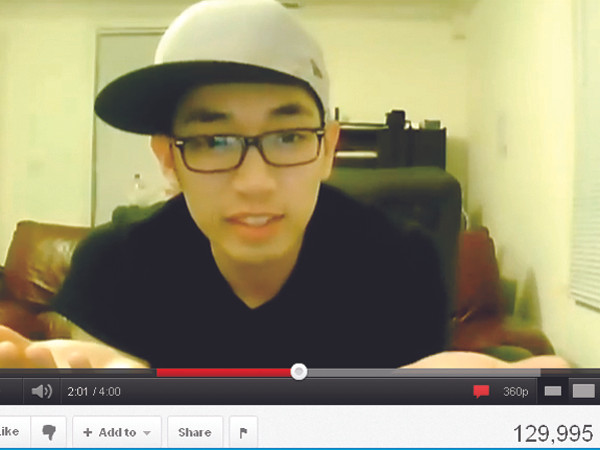 Hình ảnh “duhocsinhmy” trong clip