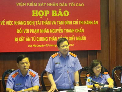 Clip: Toàn cảnh họp báo vụ án Nguyễn Thanh Chấn