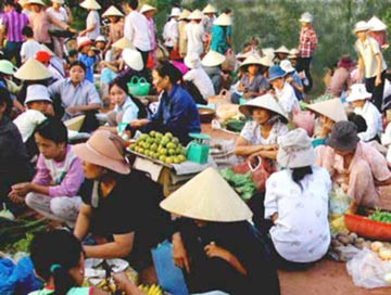 Chợ quê làng đồ