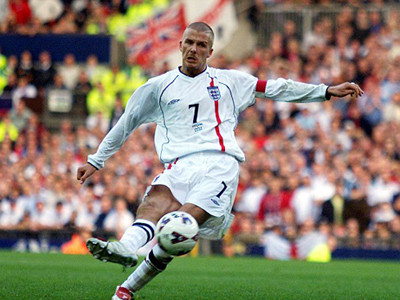 Beckham trở thành ‘siêu sao’ nhờ tập sút… gấu bông!