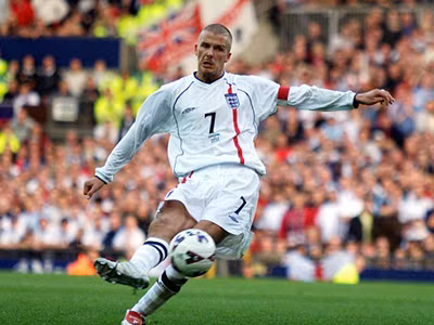 Beckham trở thành ‘siêu sao’ nhờ tập sút… gấu bông!