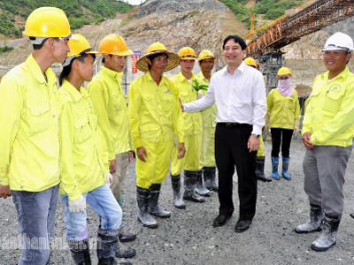 “4 nhất” trên công trình thủy điện Lai Châu