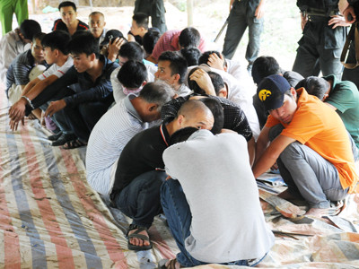 Ảnh minh họa một vụ đánh bạc bị bắt. Nguồn: TN