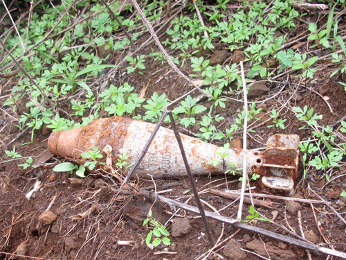 Một quả đạn mới được tìm thấy ở khu vực xảy ra vụ nổ