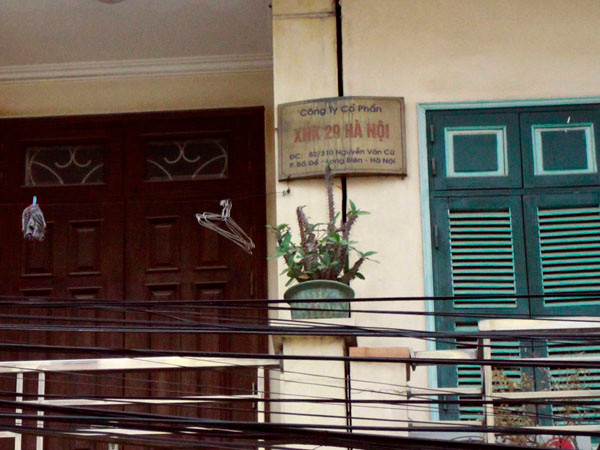 Trụ sở Cty CP XNK 29 Hà Nội