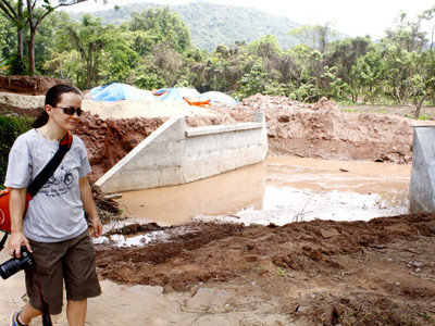 Bê tông hóa suối cổ tại Di sản thế giới Mỹ Sơn