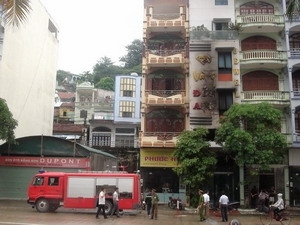 Tiệm vàng Đức Anh. (Ảnh: Vũ Văn Đức/Vietnam+)