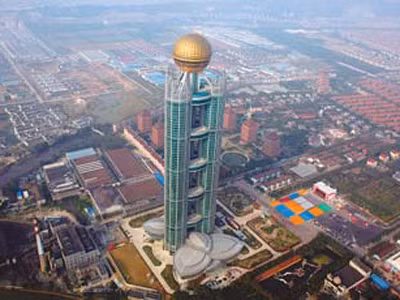 Làng giàu nhất Trung Quốc khánh thành khách sạn chọc trời