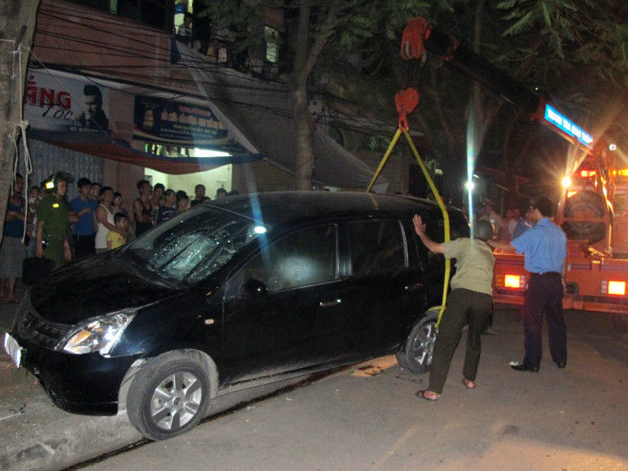 Hiện trường vụ tai nạn