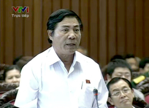 Đại biểu Nguyễn Bá Thanh ‘truy’ Thống đốc Ngân hàng về nợ xấu