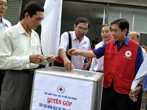 Trộm 'cuỗm' 25 triệu đồng tiền cứu trợ Philippines