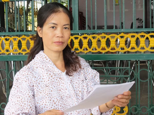 Bà Viếng cho rằng bằng việc am hiểu pháp luật ông Tính đã có tính toán kỹ và năm lần bảy lượt cho bà vào “tròng”