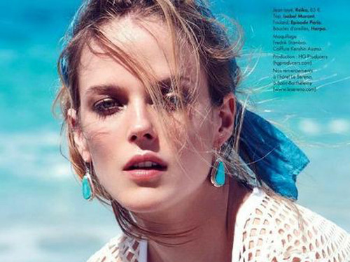 Hè mát lạnh cùng siêu mẫu Mỹ