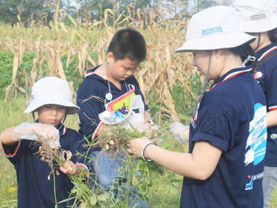 Bạn trẻ tập làm nông dân để biết sẻ chia