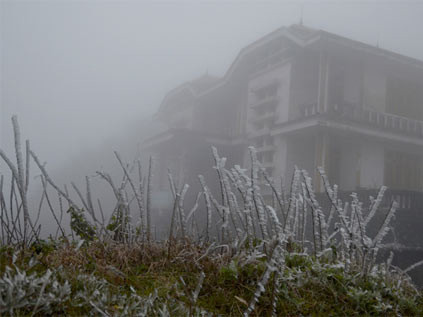 Sapa lạnh âm 1 độ C, băng tuyết xuất hiện