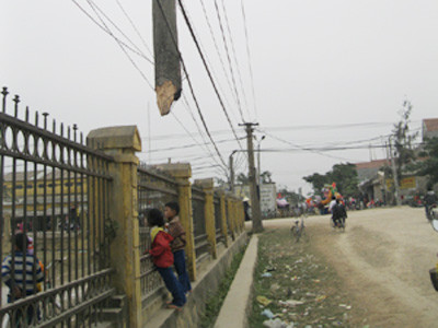 Cột điện không chân