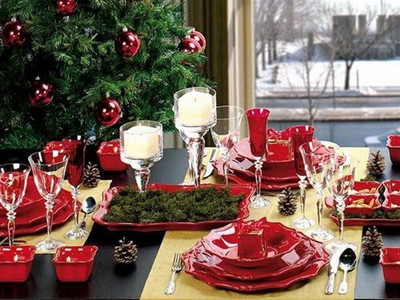Bàn tiệc lung linh đêm Giáng sinh