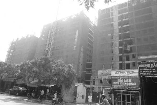 Một góc Khu đô thị Đại Thanh. Ảnh chụp sáng ngày 20 - 11