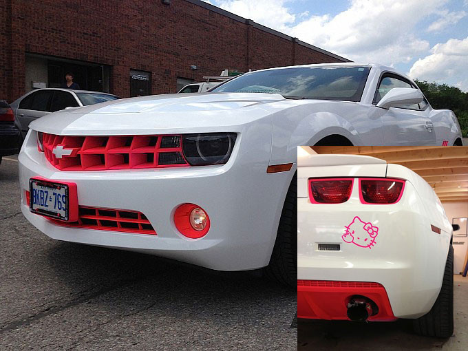 Chevrolet Camaro độ … Hello Kitty