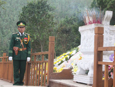 Bộ quân phục đặc biệt của chiến sĩ canh giấc ngủ Đại tướng