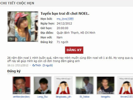 Lại đổ xô thuê, tuyển người yêu đêm Noel