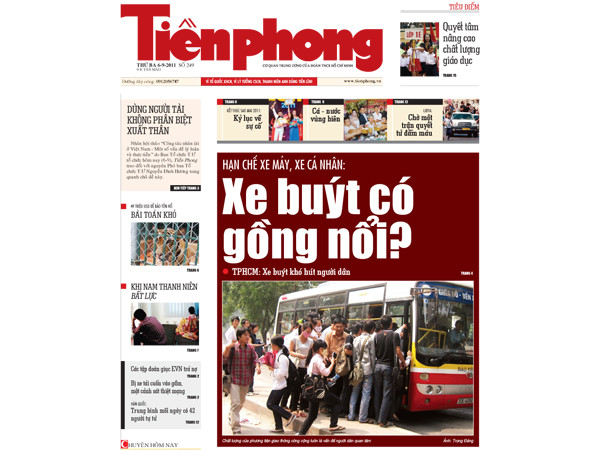 Những tin bài hấp dẫn trên Tiền Phong ngày 6-9