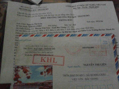 'Cô thợ may nhận giấy báo trúng tuyển': Bưu điện xin lỗi