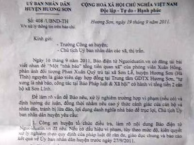 Giả danh nhà báo tống tiền chủ tịch xã