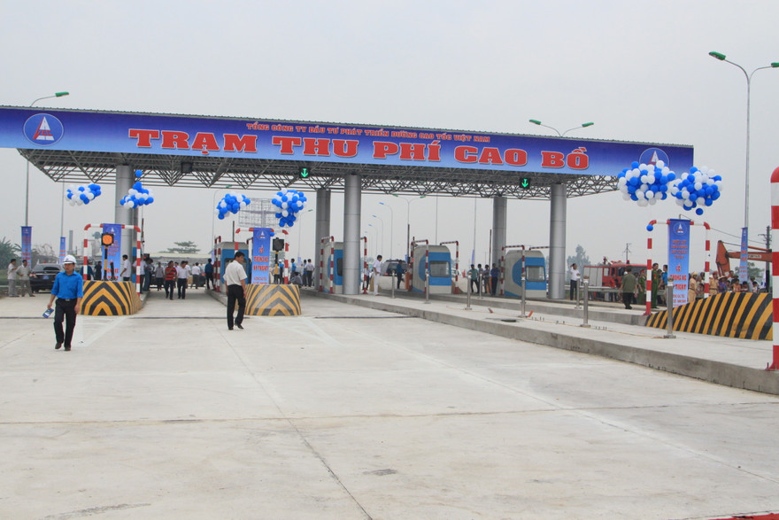Trạm thu phí trên cao tốc Cầu Giẽ - Ninh Bình