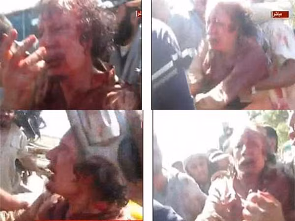 Gaddafi nói gì khi bị kéo lê trên đường