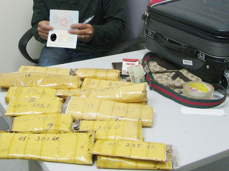 Bắt giữ 3,1 kg ma túy