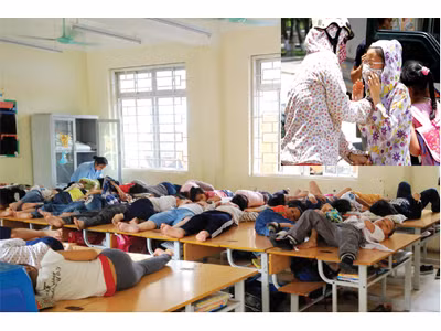 Nắng nóng 41 độ C: Khốn khổ đủ đường