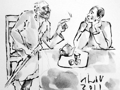 Soi gương trông quen quen