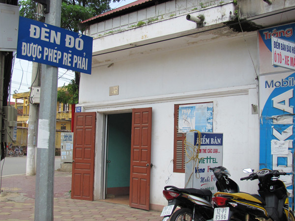 Trụ sở đội CSTT, nơi tạm giữ xe ông Mạnh. Ảnh: Duy Chiến