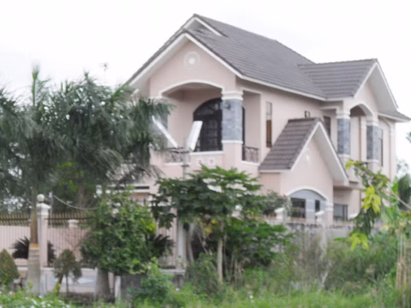 Biệt thự của ông Mười bên đường Lê Duẩn, phường 9, TP Sóc Trăng Ảnh: Anh Tuấn