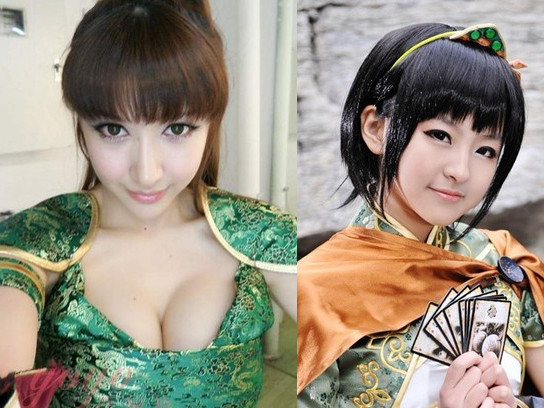 Teen gợi cảm trong trang phục cosplay Tam Quốc