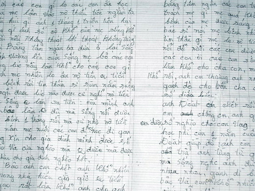 Thư tuyệt mệnh của người mẹ tự vẫn vì chồng con