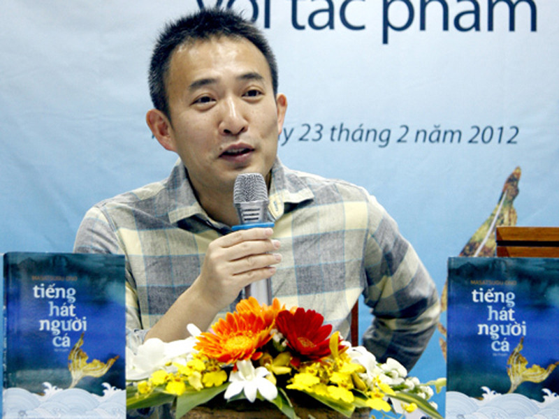 Nhà văn Masatsugu Ono. Ảnh: Lam Điền