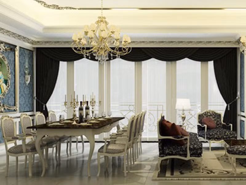 Phối cảnh một căn hộ thuộc dự án D’Palais de Louis. Trong bối cảnh thị trường nhìn chung ảm đạm, Tân Hoàng Minh vẫn quyết định “chào hàng” dự án này với giá bán đề xuất tối thiểu từ 100 triệu đồng/m2 trở lên.