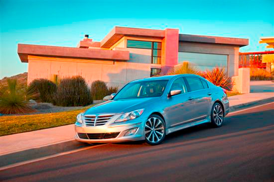 Hyundai Genesis phiên bản 2012 có giá từ 34.200 USD