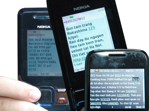 Tung tin nhắn rác, tin nhắn lừa đảo có thể bị xử lý hình sự