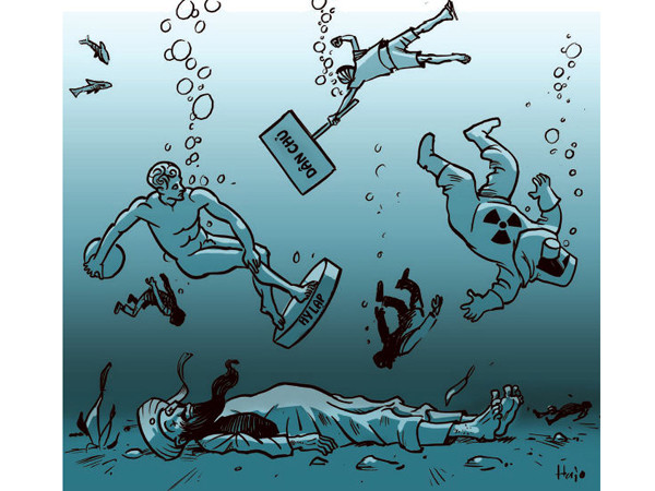 Sự kiện quốc tế 2011 qua biếm họa