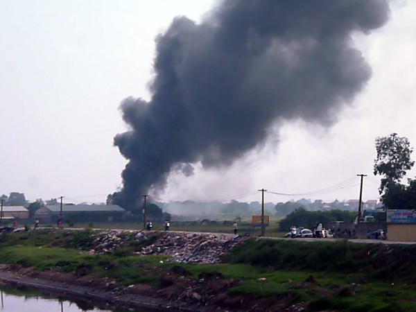 Khu vực xảy ra vụ cháy