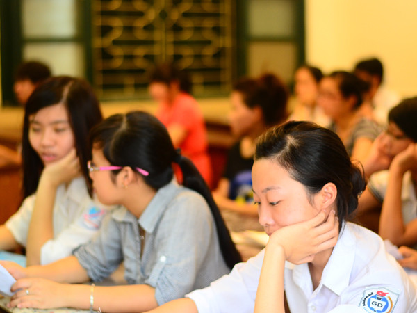 70% thí sinh đến làm thủ tục dự thi