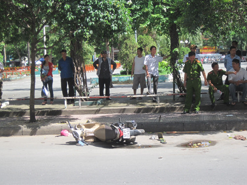 Hiện trường vụ ẩu đả khiến hai người tử vong