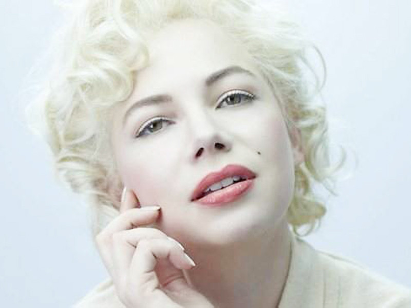 Michelle Williams tạo hình rất giống Marilyn Monroe Ảnh: Supplied
